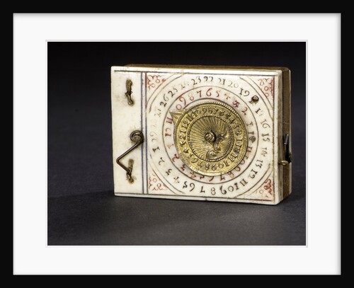 Diptych dial, leaf Ia by Leonhard Andreas Karner