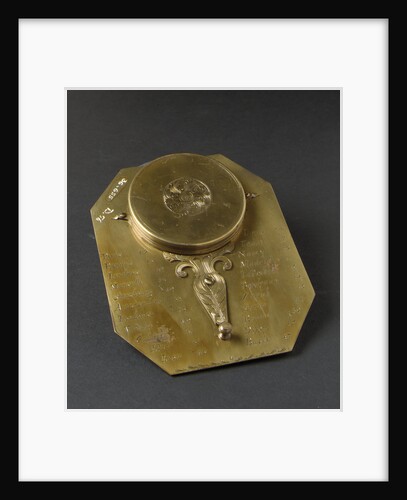 Butterfield dial for latitudes 35-60 North, reverse by Chapotot
