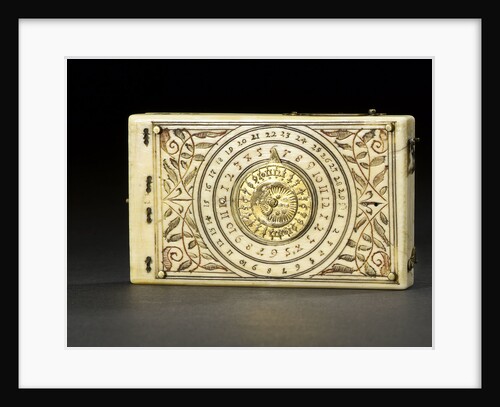 Diptych dial, leaf IIb by Lienhart Miller