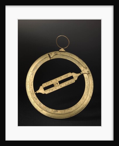 Universal equinoctial ring dial, reverse side by Dollond