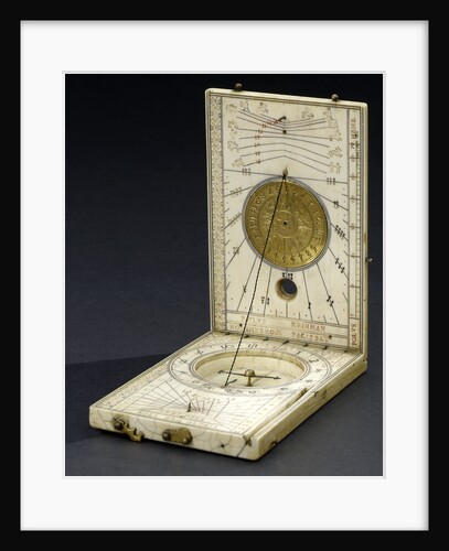 Diptych dial, leaves Ib and IIa by Paul Reinmann
