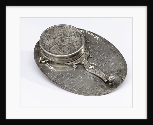Butterfield dial for latitudes 40-60 north, reverse by Chapotot