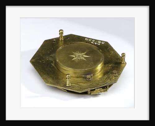 Augsburg dial, underside by Ludovicus Theodatus Muller