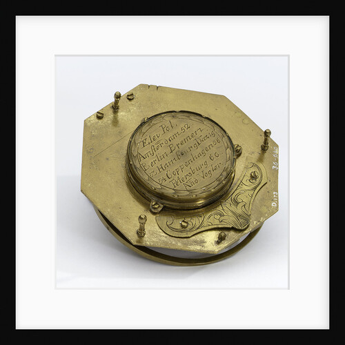 Augsburg dial, underside by Andreas Vogler