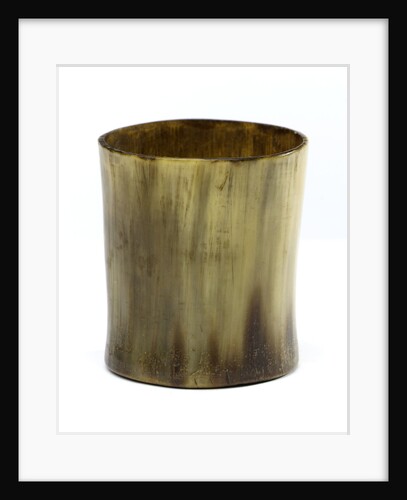 Horn beaker by unknown