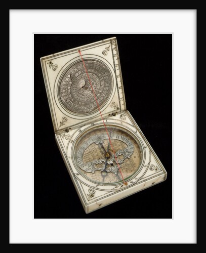Dieppe magnetic azimuth dial, leaves Ib and IIa by unknown