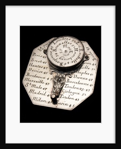 Butterfield dial, reverse by Nicolas Bion