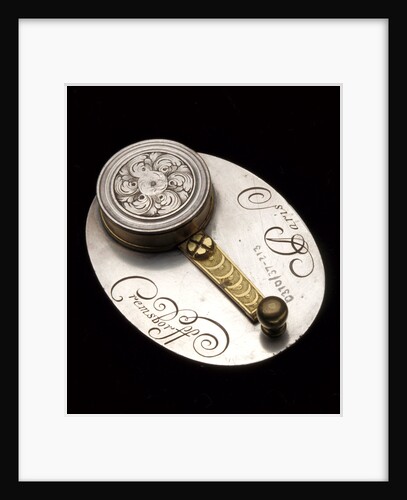 Butterfield dial for latitudes 35-45 north, reverse by Cremstorff