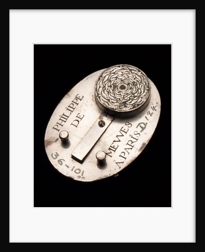 Horizontal dial, reverse by Philippe de Mewes