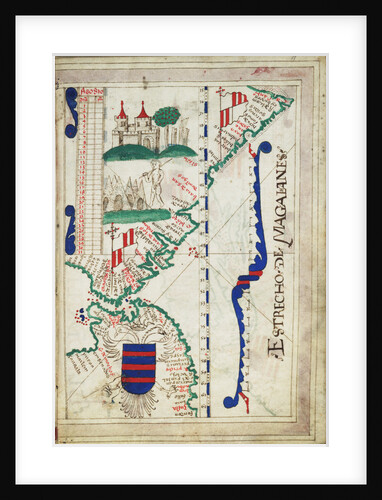 Chart of Estrecho de Magalhanes (Magellan Strait) by unknown