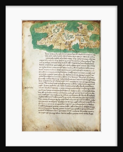 Chart of Ithaki by Cristoforo Buondelmonti