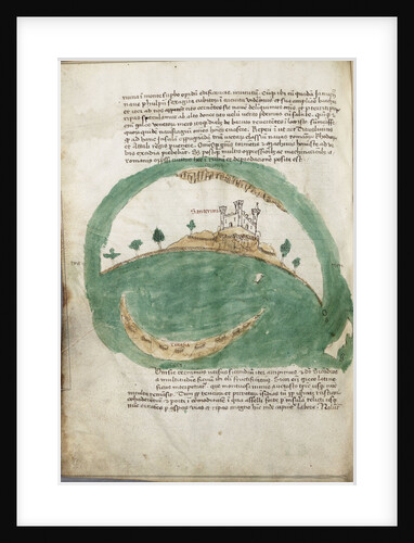 Depiction of Santorini by Cristoforo Buondelmonti