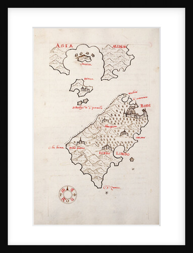 Rhodes, Simi and the adjacent coast by Antonio Millo