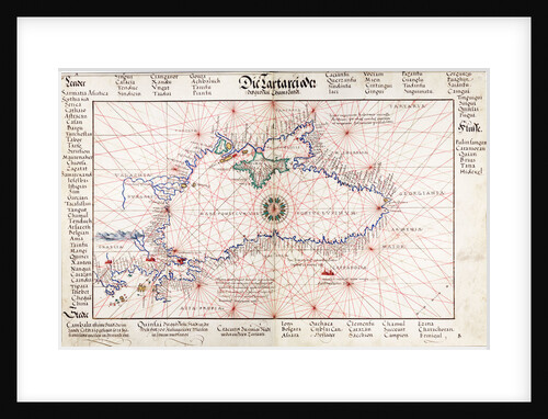 Chart of Black Sea by Johan B. Agnese