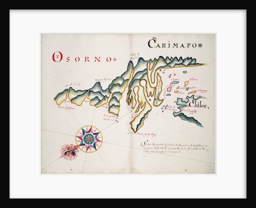 Osorno and Carimapo, South American Pacific coast by William Hack