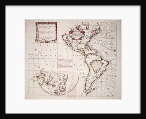 A new and correct sea chart of the whole world showing the variations of the compass as they were found in the year 1700 by Edmond Halley
