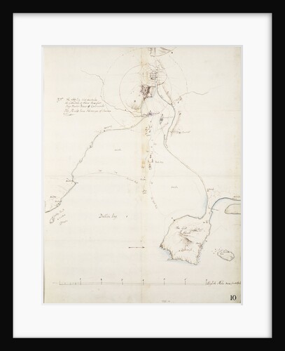 A ruff draght of Dublin Bay by Thomas Phillips