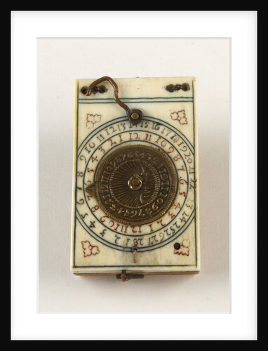 Diptych dial, leaf Ia by unknown