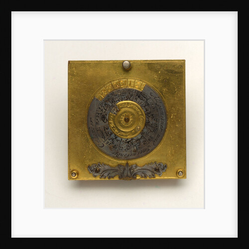 Crescent dial, underside of base by Johann Martin