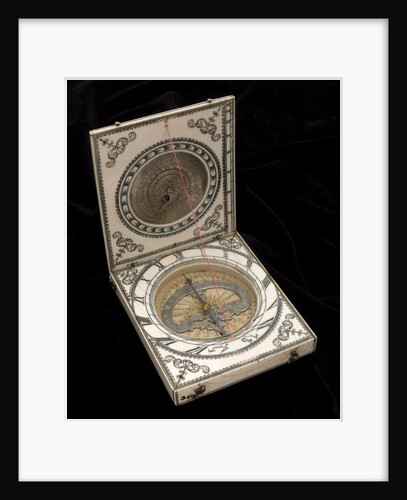 Dieppe magnetic azimuth dial, leaves Ib and IIa by Ephraim Senecal