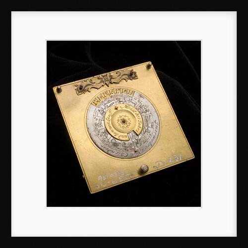Crescent dial, underside of base by Johann Martin
