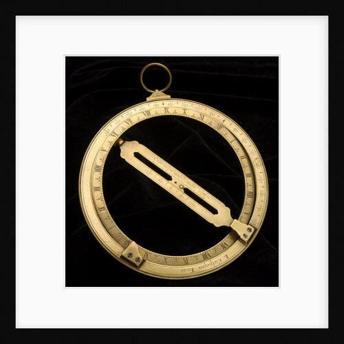 Universal equinoctial ring dial by Edmund Culpeper