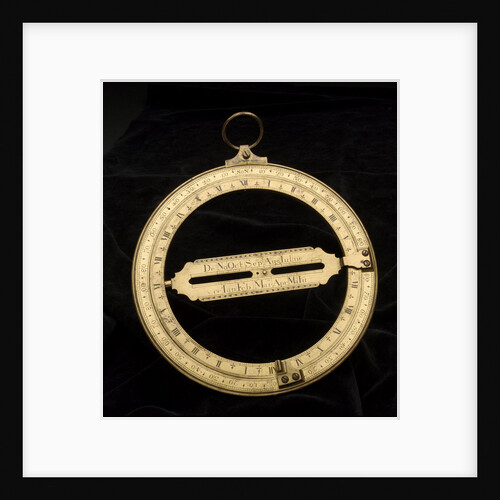 Universal equinoctial ring dial by Nathaniel Witham