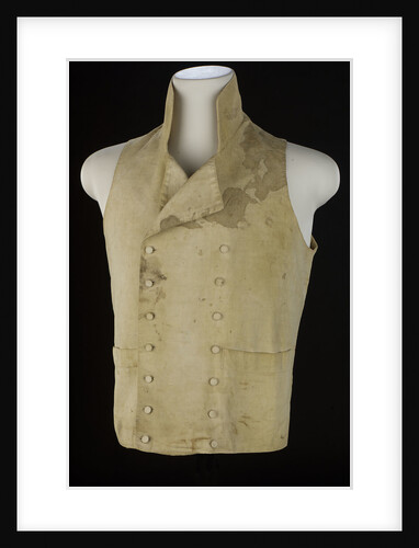 Non-regulation waistcoat worn by Horatio Nelson (1758-1805) at Trafalgar by unknown