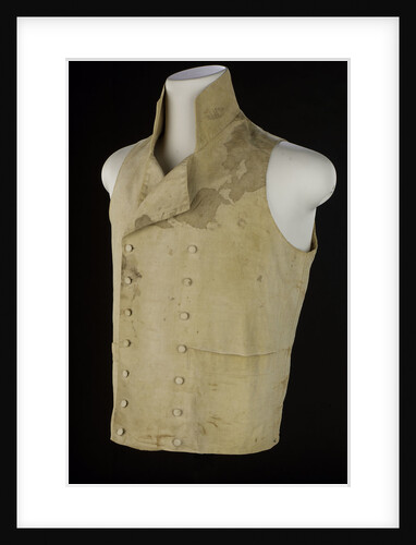 Non-regulation waistcoat worn by Horatio Nelson (1758-1805) at Trafalgar by unknown