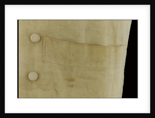 Non-regulation waistcoat worn by Horatio Nelson (1758-1805) at Trafalgar by unknown