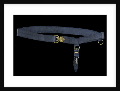 Non-regulation sword belt by unknown