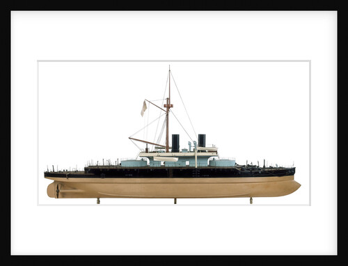 HMS 'Devastation' (1871), starboard broadside by unknown