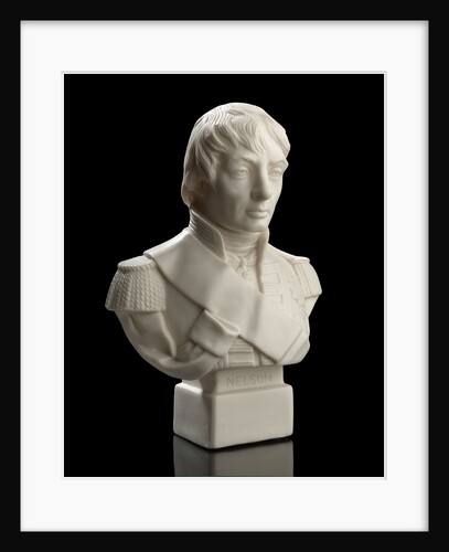 Parian ware bust of Vice-Admiral Horatio Nelson (1758-1805) by Robinson & Leadbeater Ltd.