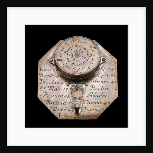 Butterfield dial, reverse by Michael Butterfield