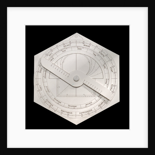 Model astrolabe, reverse by Harold N. Saunders
