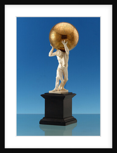 Terrestrial table globe by unknown