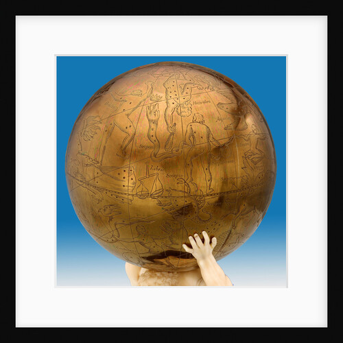 Celestial table globe by unknown