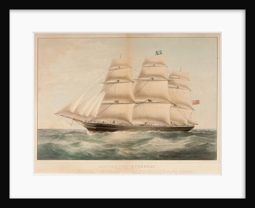 Clipper ship 'Ethereal' (1856) by Thomas Goldsworth Dutton