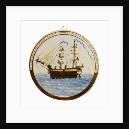Pratt ware plaque by Unknown