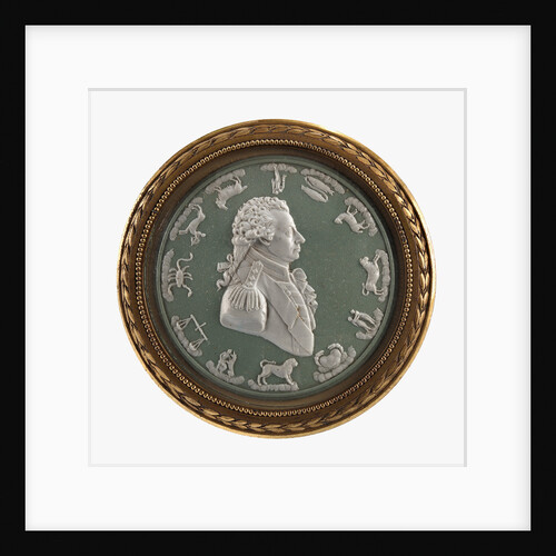 Circular portrait medallion by unknown