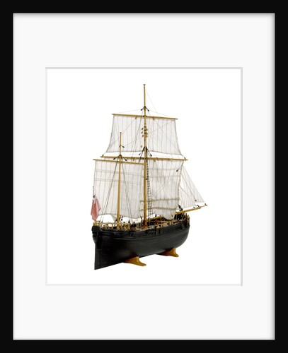 Full hull model, herring buss by Alistair Brown