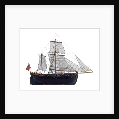 Full hull model, herring buss by Alistair Brown