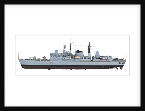 Type 42 destroyer, HMS Sheffield (1971) by John R. Haynes