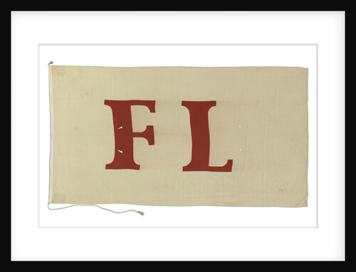 House flag, F. Laeisz & Co. by Unknown