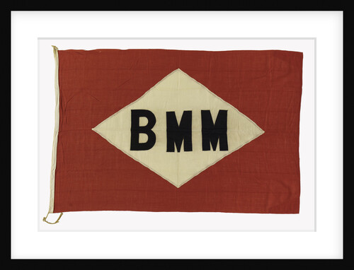House flag, Belfast Mersey and Manchester Steam Ship Co. Ltd by unknown