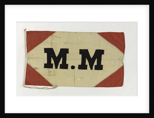 House flag, Compagnie des Messageries Maritimes by unknown
