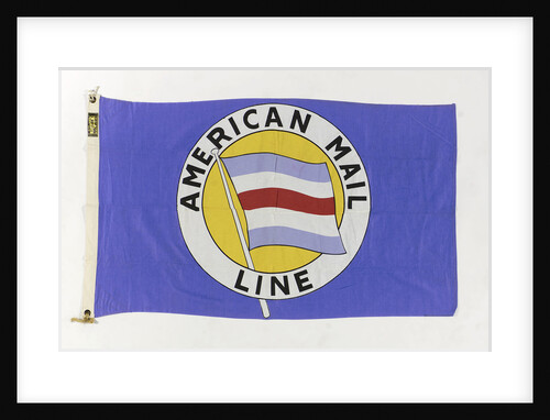 House flag, American Mail Line Ltd by Puget Sound Tent and Duck Co.