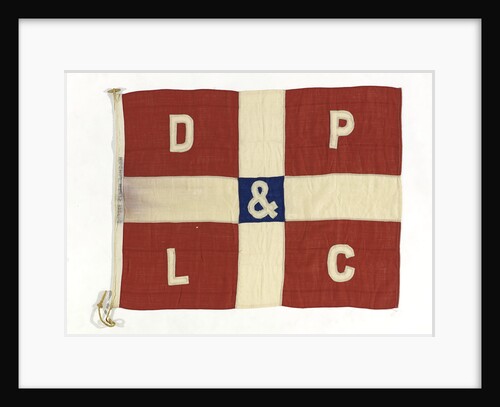 House flag, Dundee Perth and London Shipping Co. by unknown