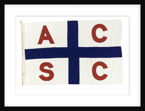 House flag, Australian Coastal Shipping Commission by Thomas Evan Pty Ltd.