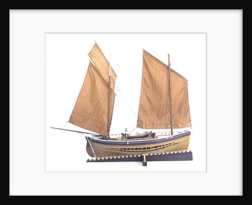 Ebenezer' (1867), starboard broadside by Max T. Davey